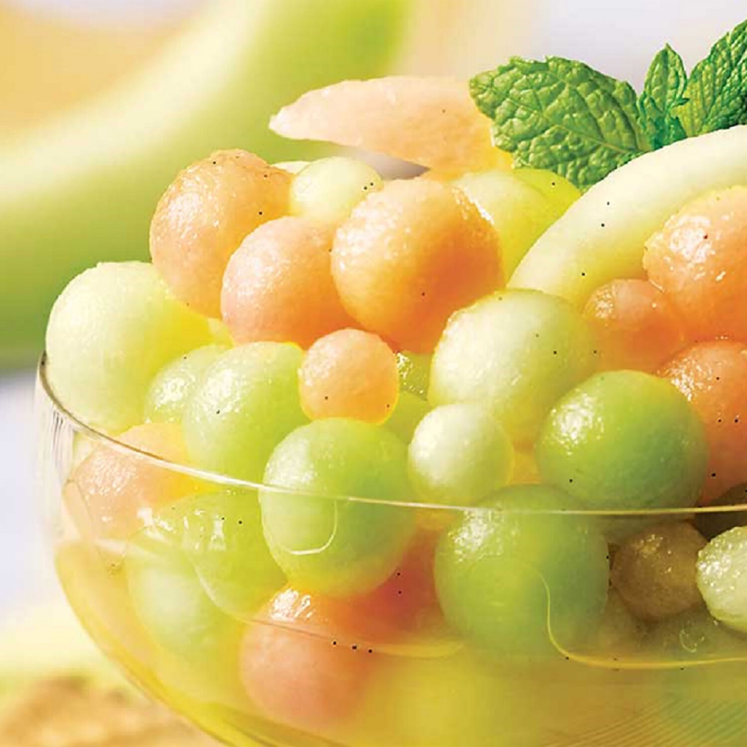bol de boules de melon