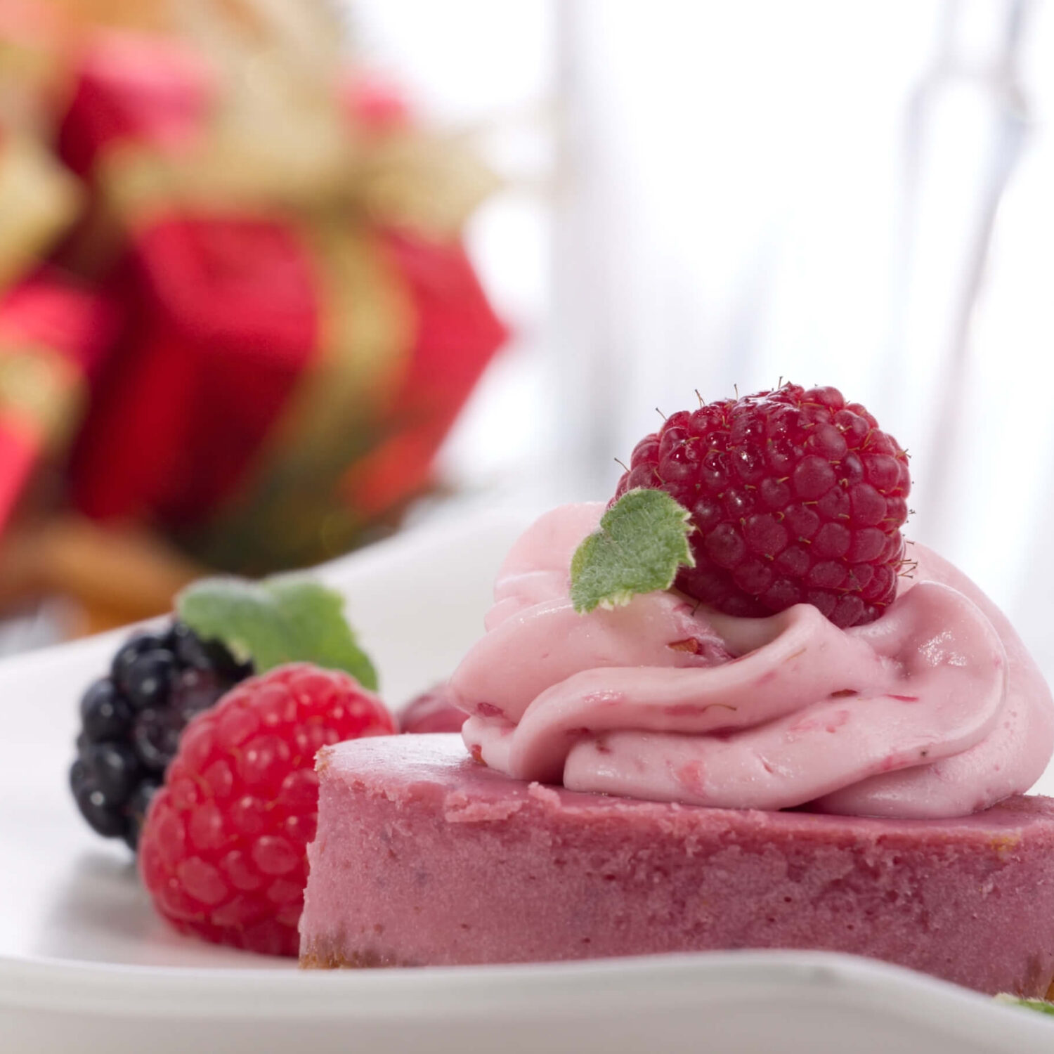 tarte rafraîchissante aux fruits rouges