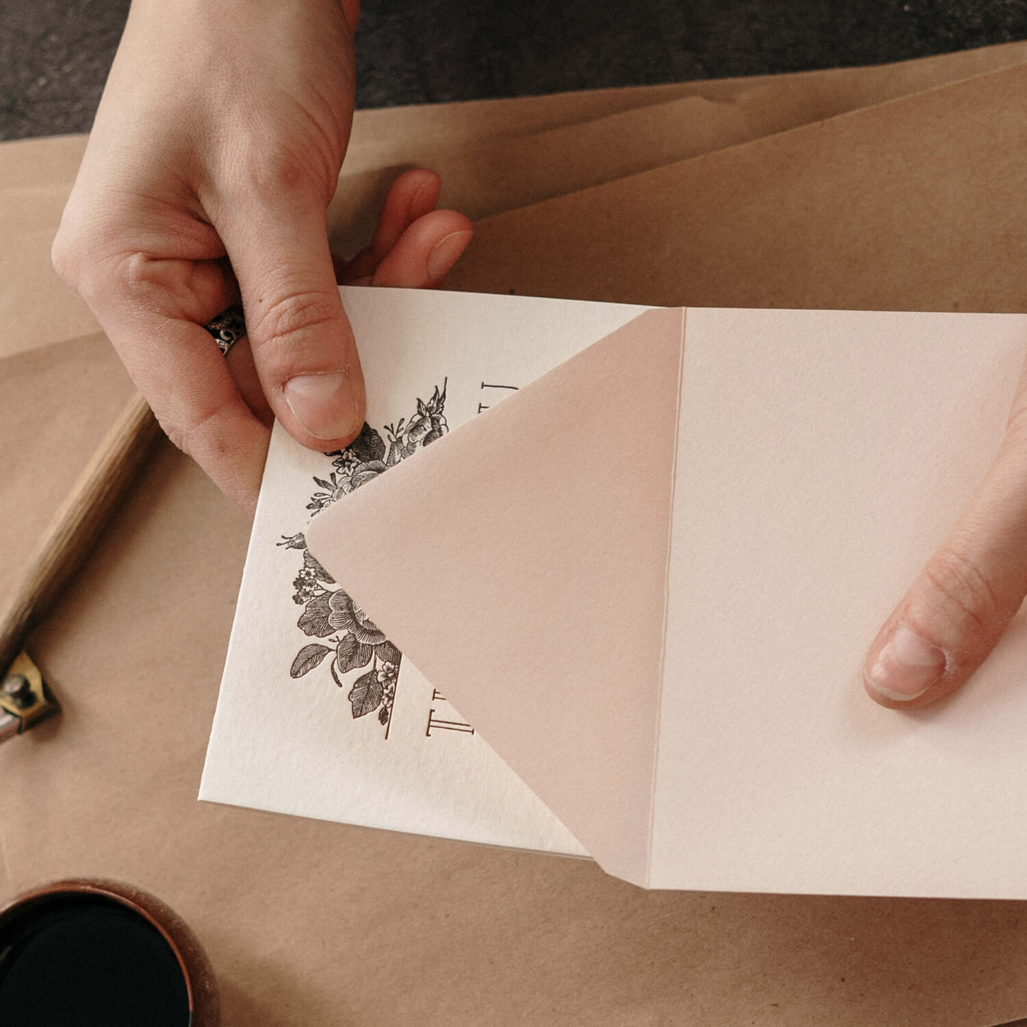 enveloppe et carte