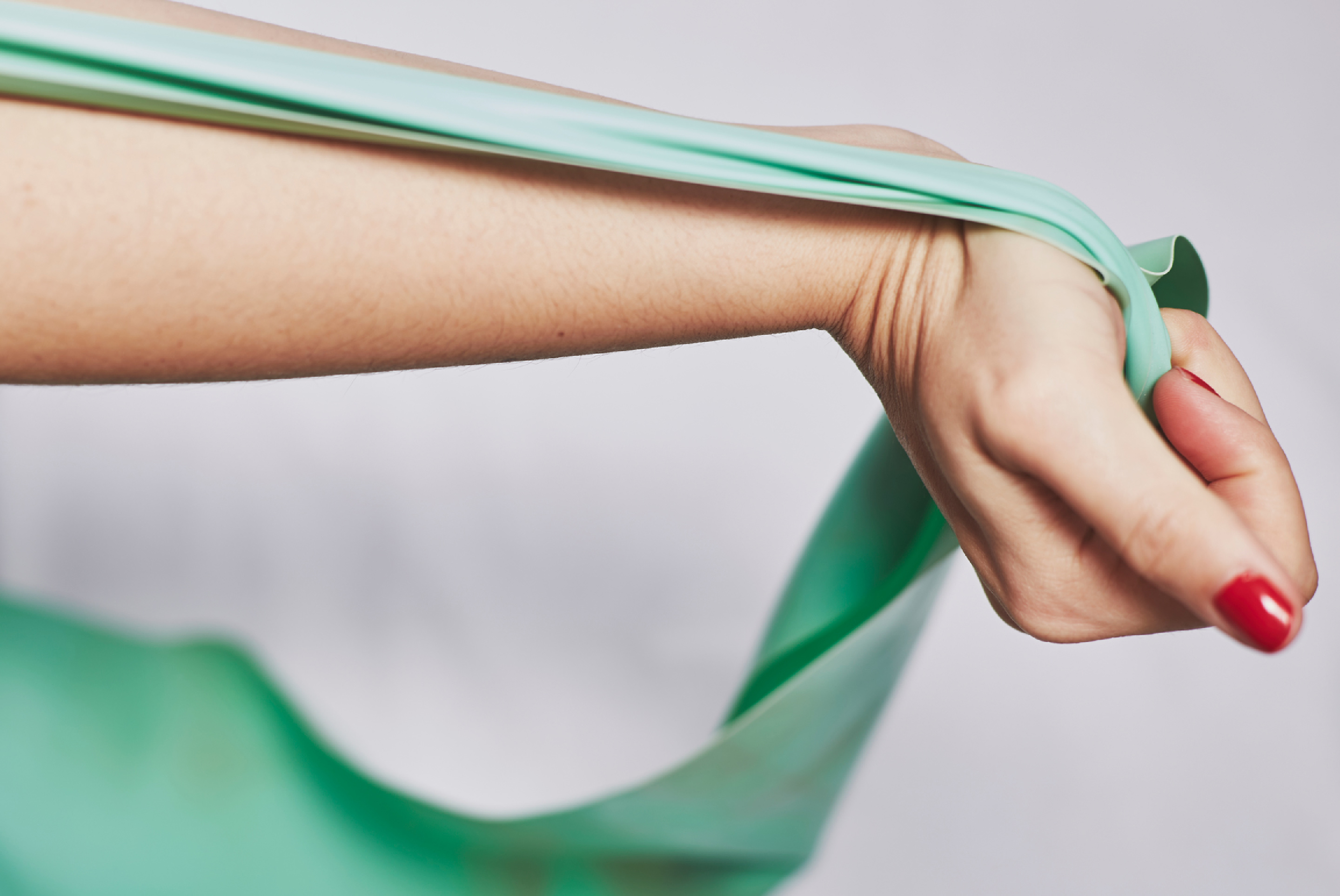 entrainement musculaire avec élastique