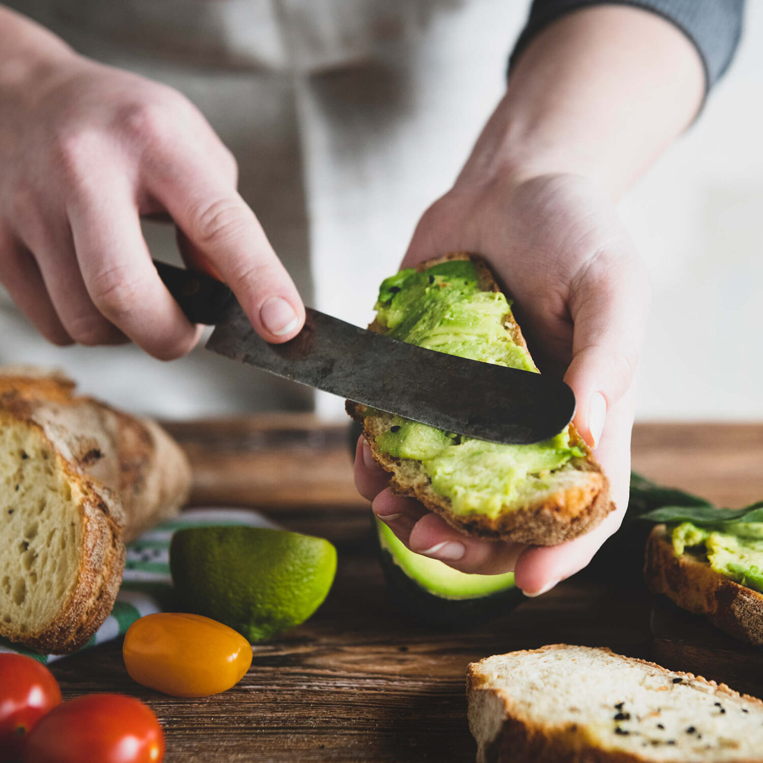 toast à l'avocat