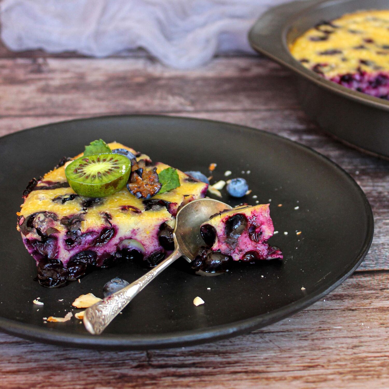 Clafoutis aux bleuets