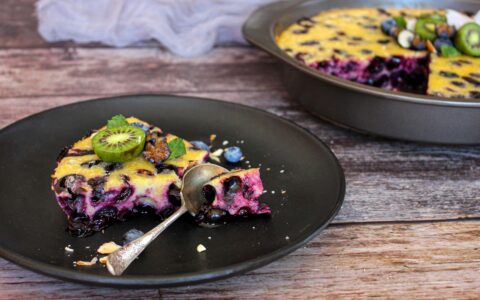 Clafoutis aux bleuets