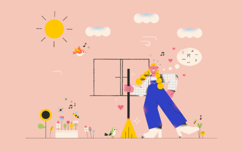 Ménage du printemps pour l’âme