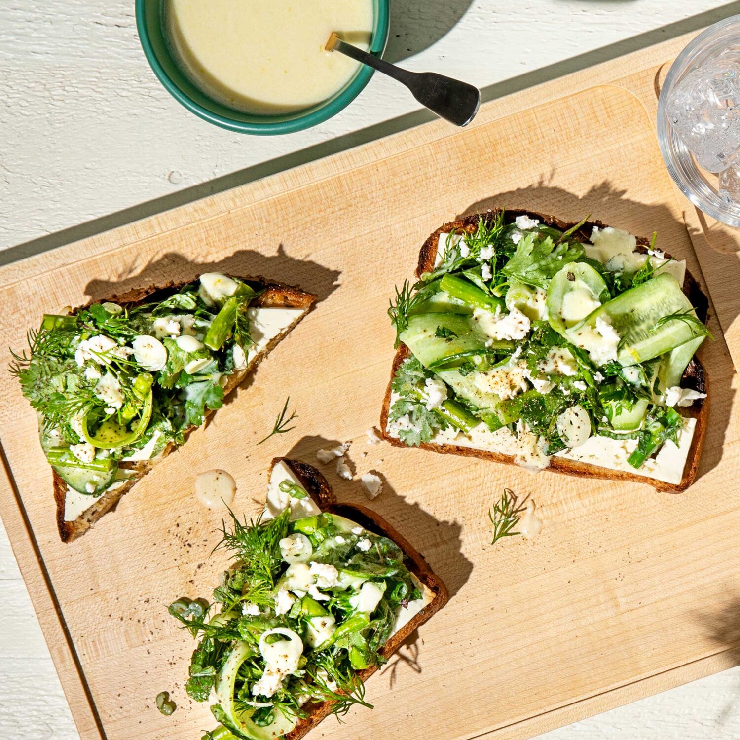 Tartines déesse verte recette de Hubert Cormier docteur en nutrition