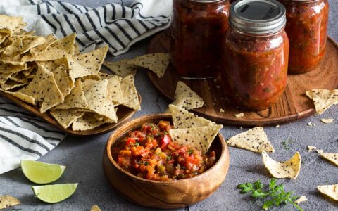 Salsa moyennement piquante pour conserves