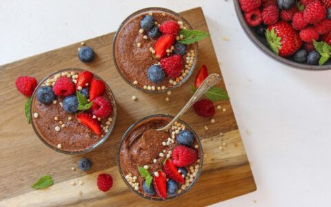 Mousse au chocolat noir à l’aquafaba