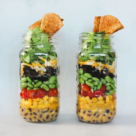 Salade en pot façon tacos