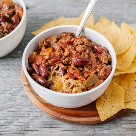 Chili au bœuf et à la courge