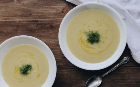 Potage au fenouil et aux pommes de terre
