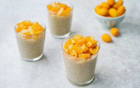 verrines de tapioca et kumquats