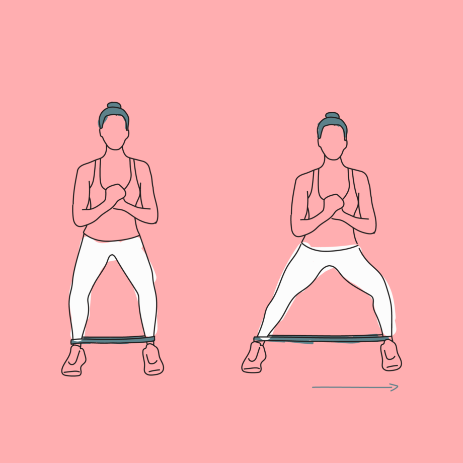 exercices avec bande élastique