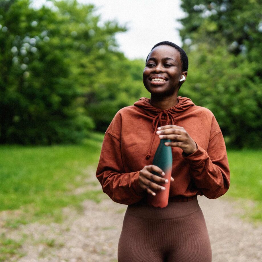 femme qui marche