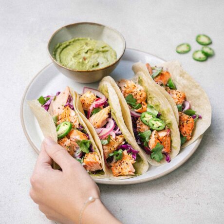 tacos de saumon